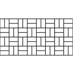 Stencil Basket Weave