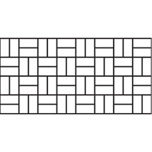 Stencil Basket Weave