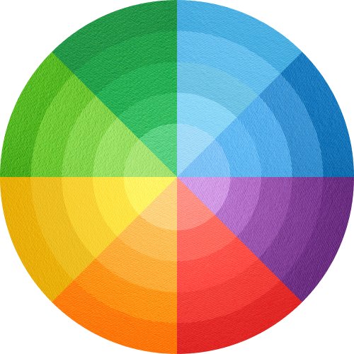 Colours Selection By Color Wheel