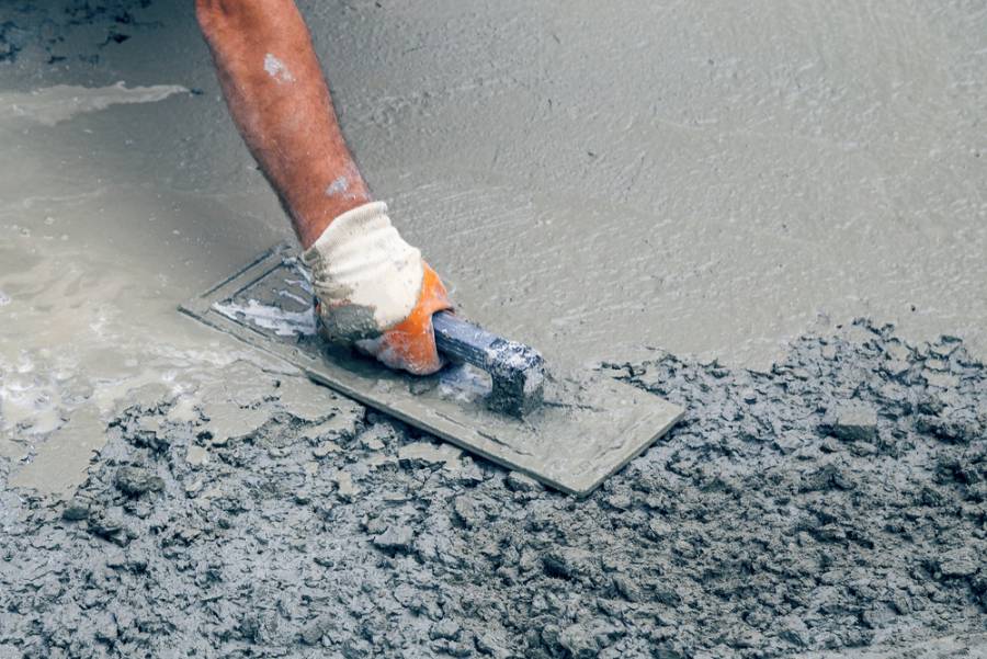 Trowel Level Concrete