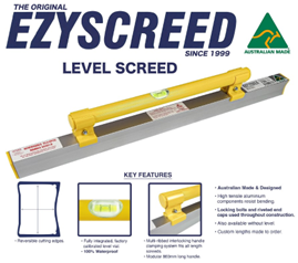 Ezytools Standard Screed With Level