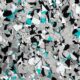 Ashen Teal Flake